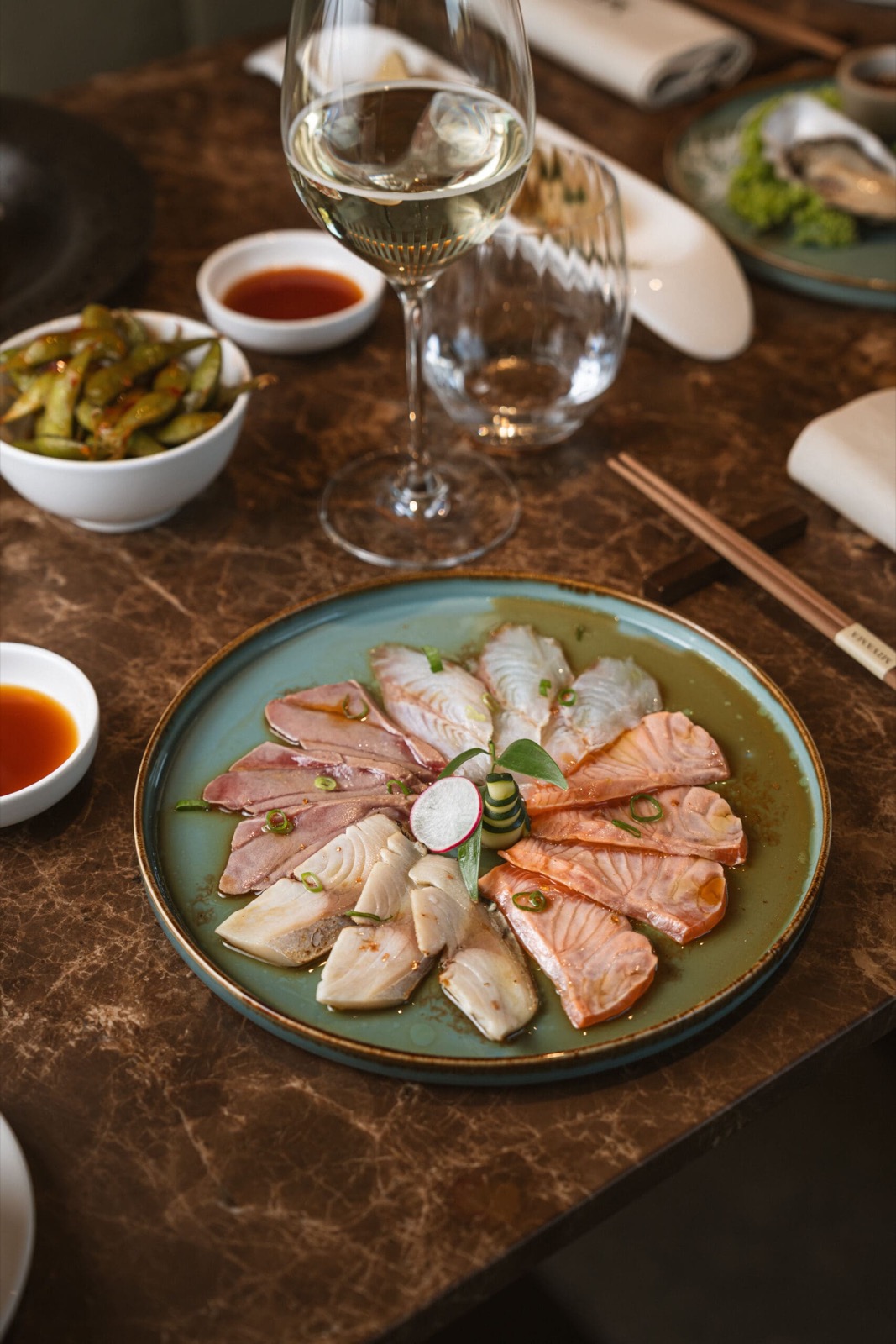 Piatto di sashimi misto di Miyama